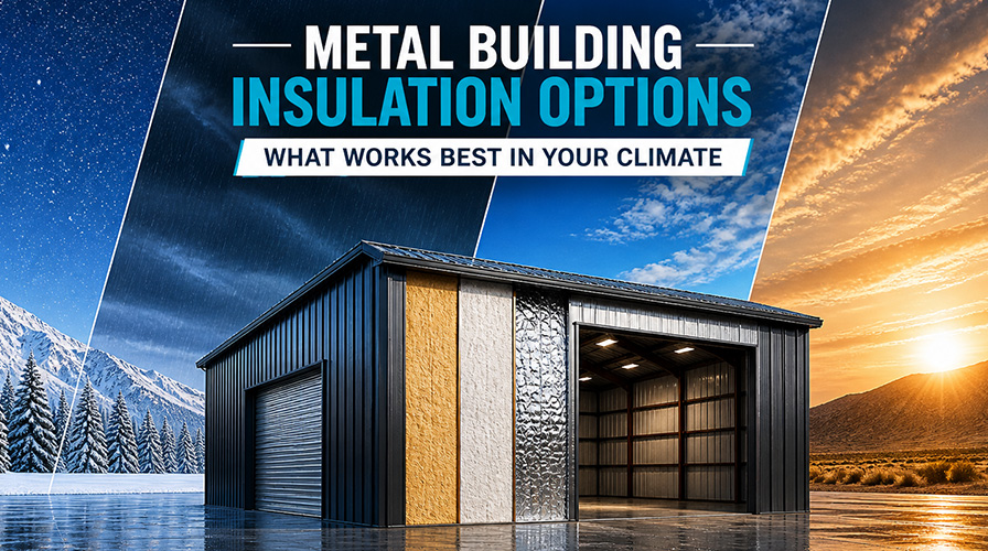 Metal Building Inulation Metal Building Insulation Options: What Works Best in Your Climate ...